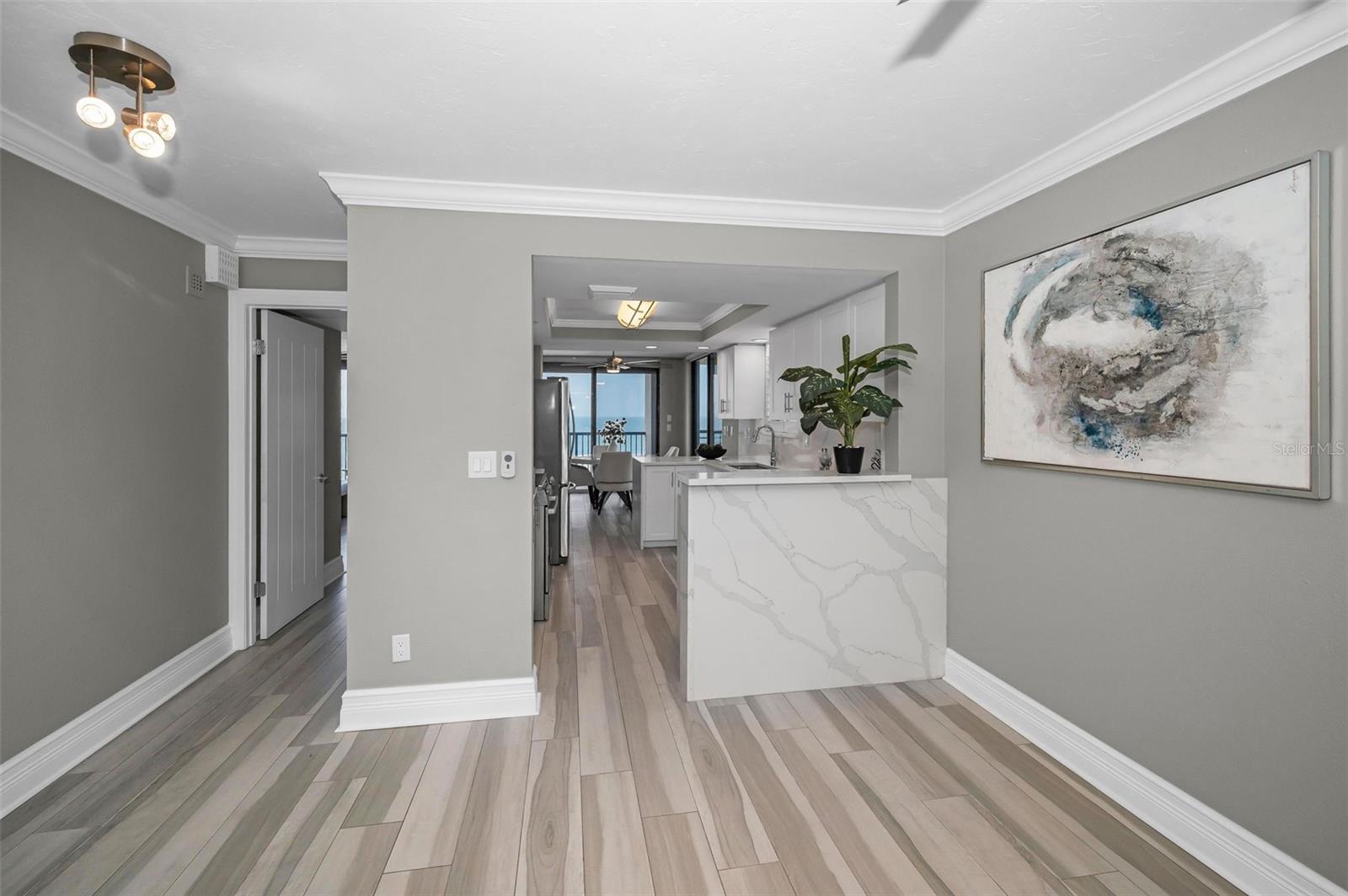 Dining area adjacent to the Kitchen