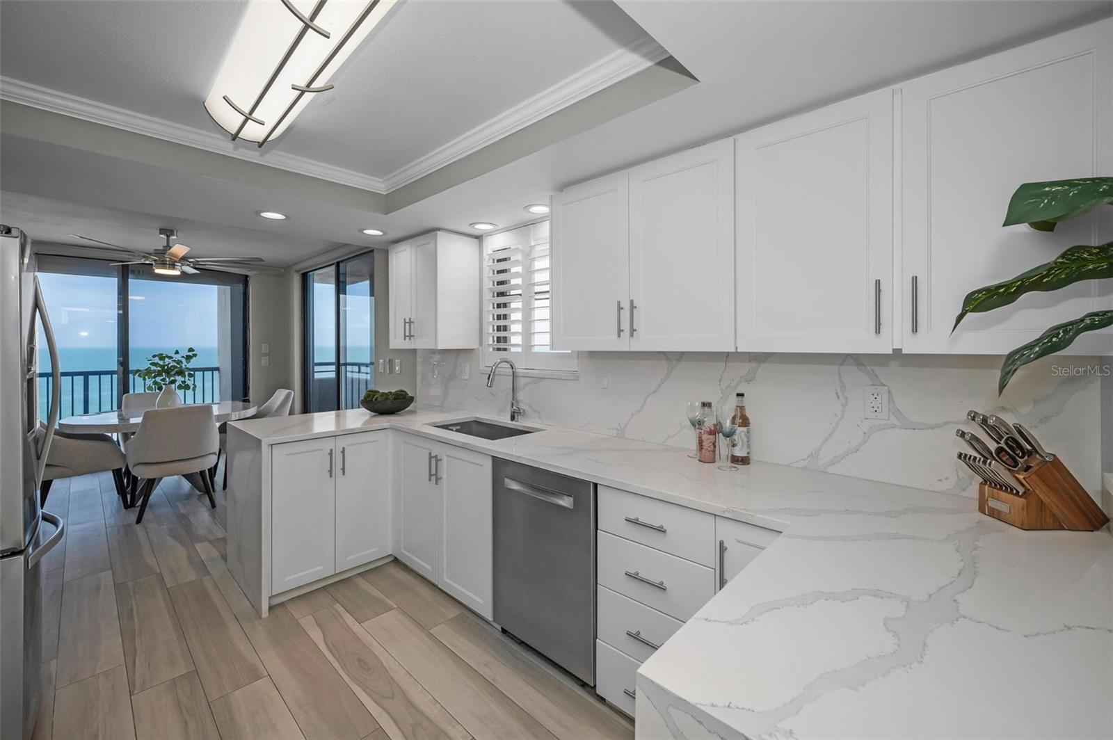 The Contemporary Coastal Kitchen!