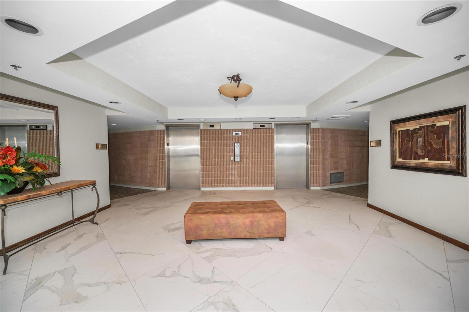 Eighth floor elevator