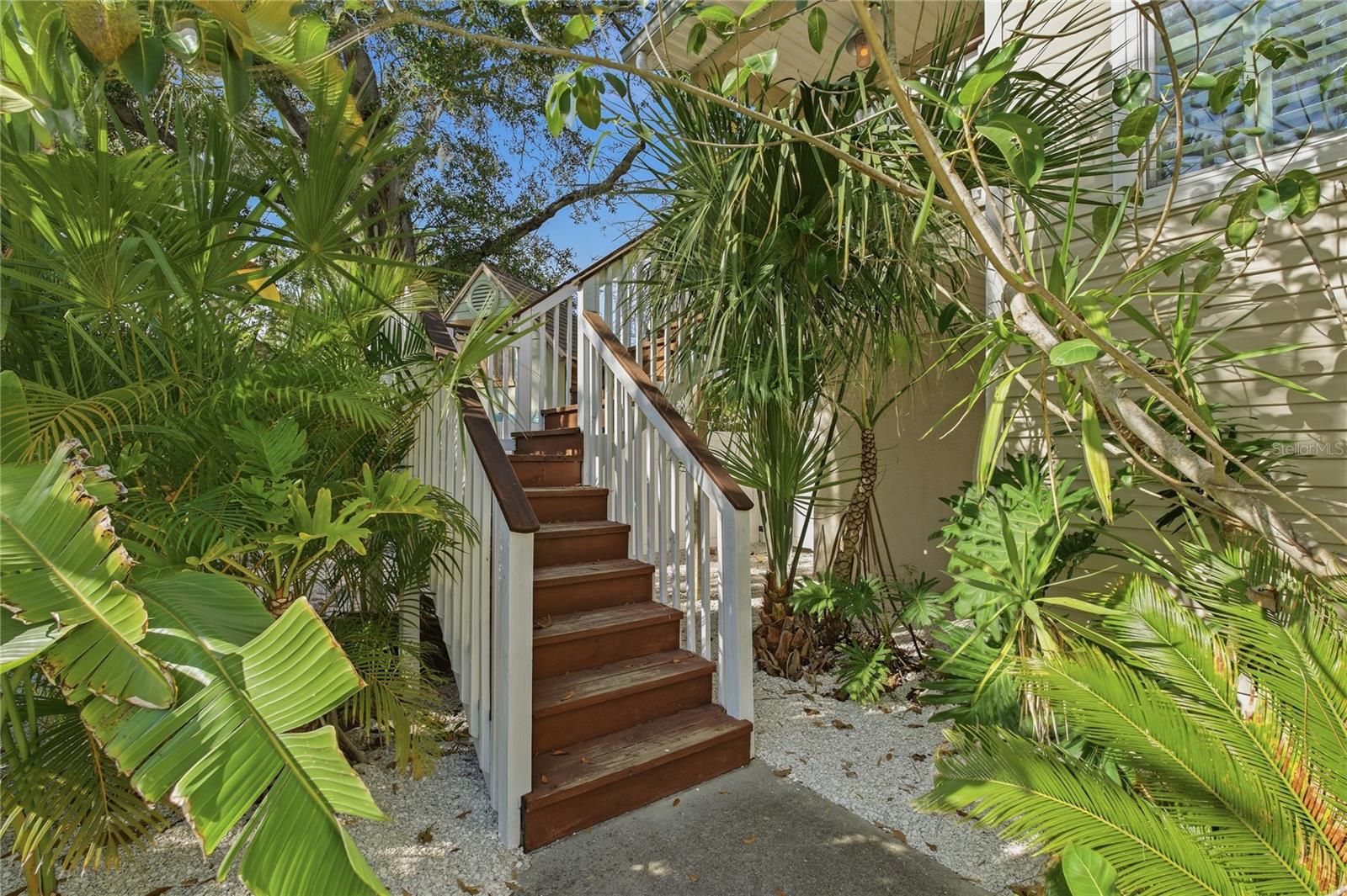 TROPICAL AND MATURE LANDSCAPING THROUGHOUT