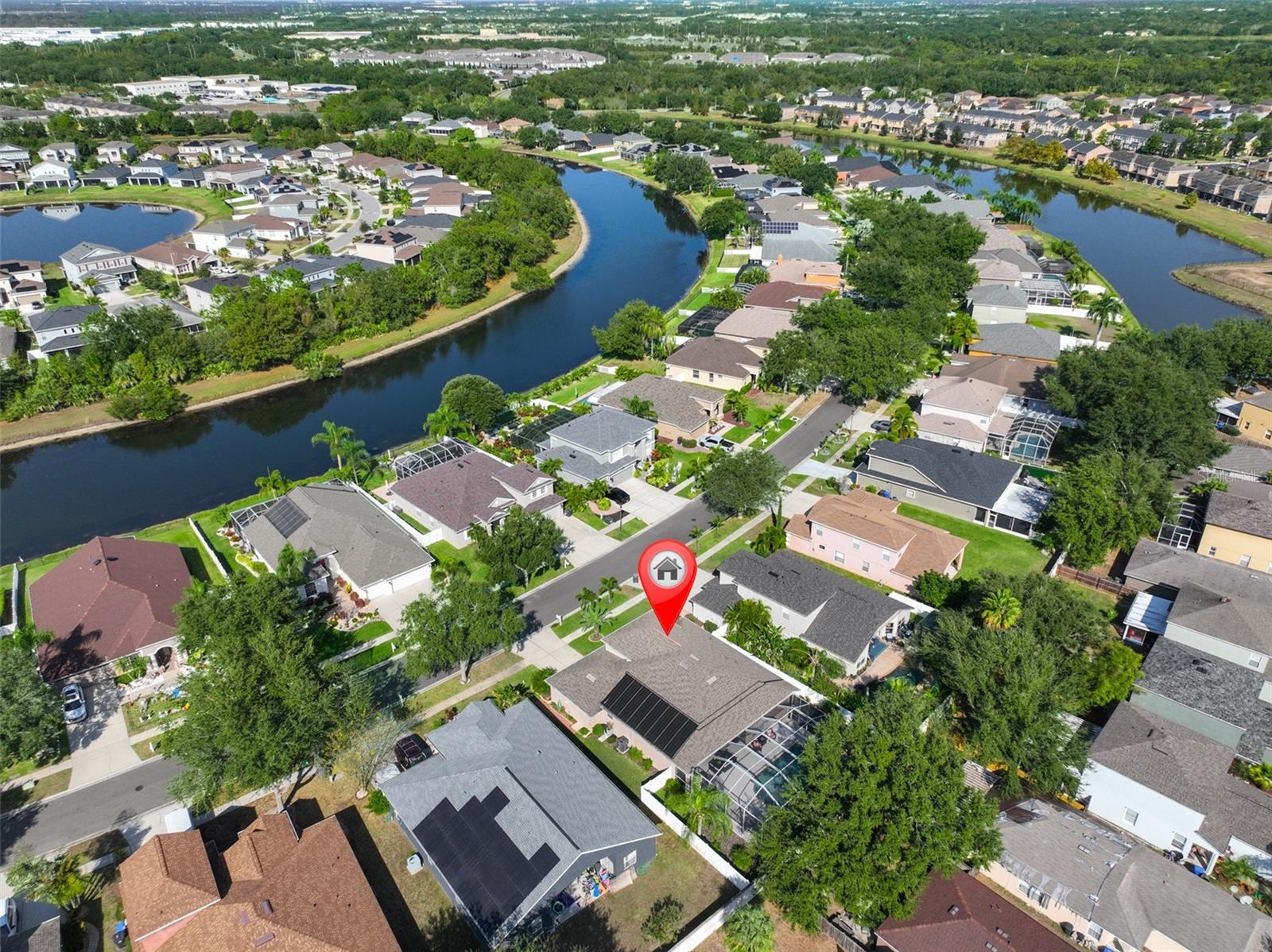 House and street view