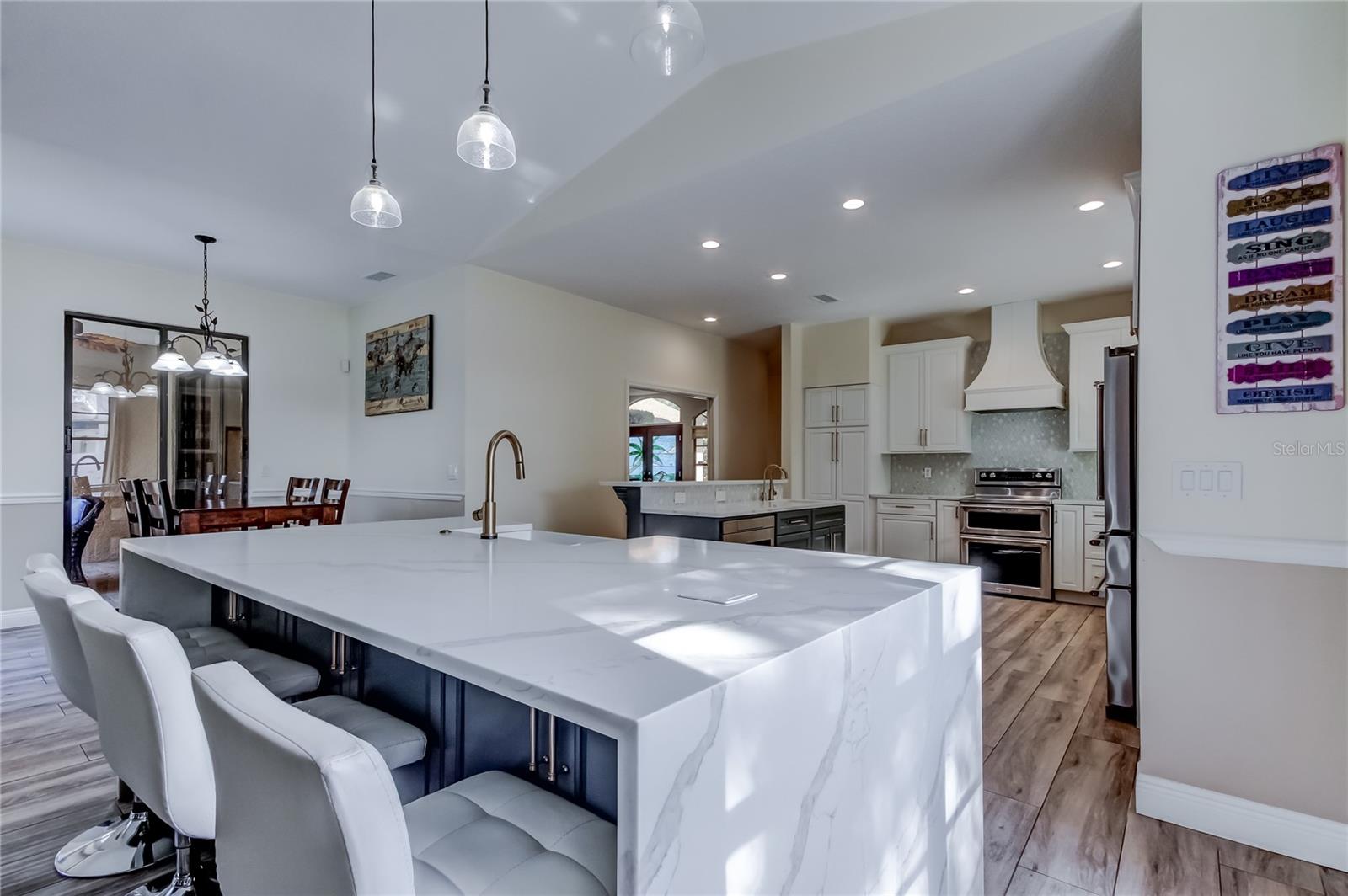 View to the kitchen and Dining Nook