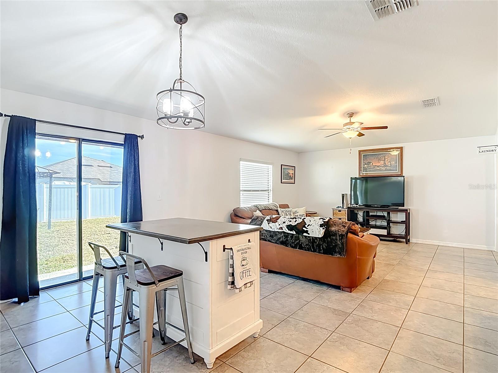 Dining into Living Room