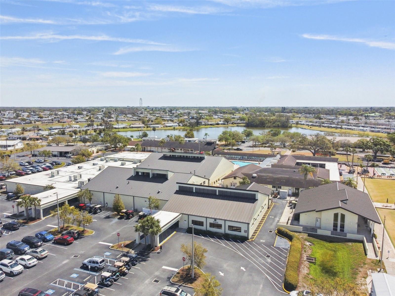 Aerial of Communit Association complex