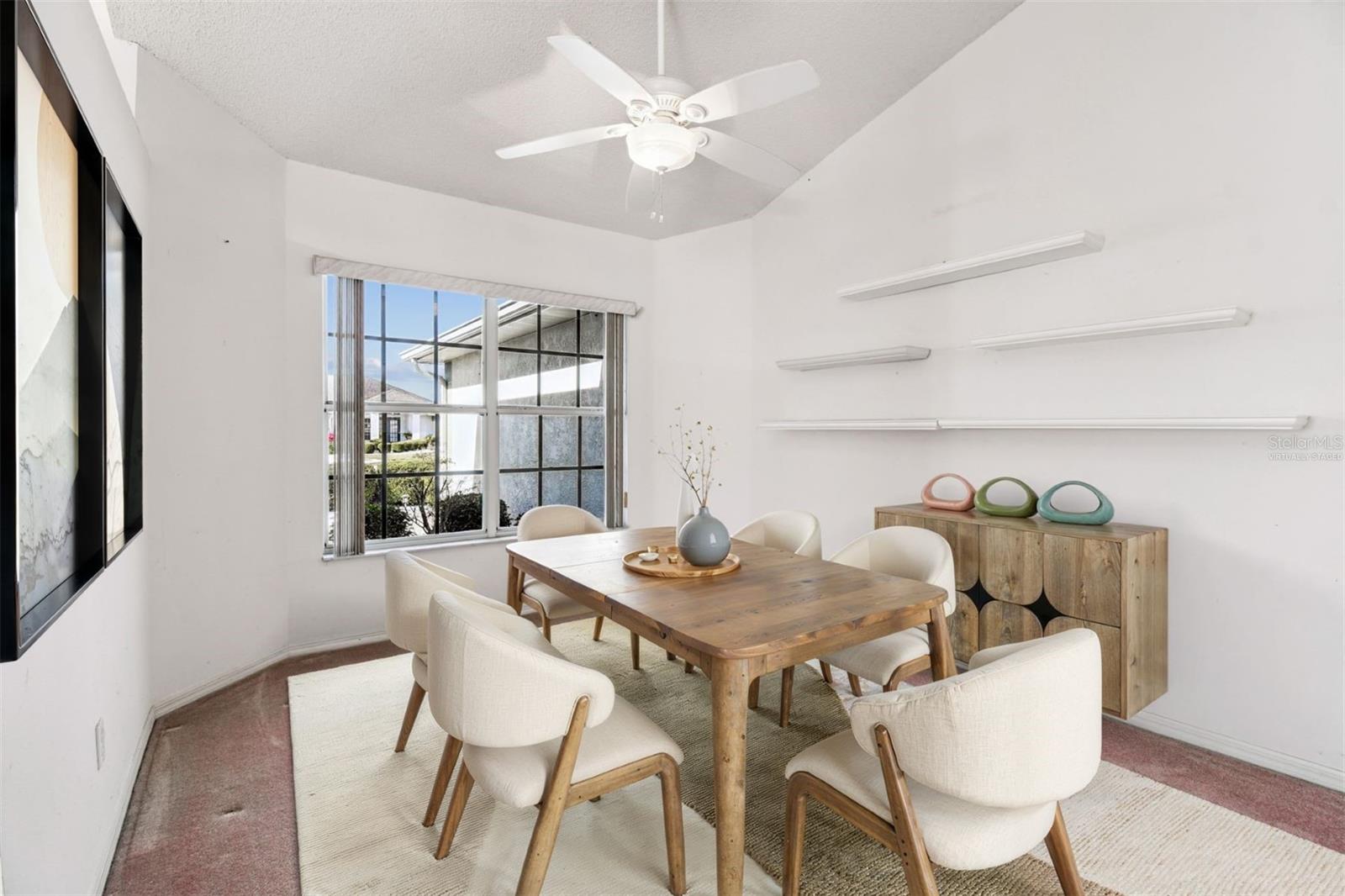 Virtually Staged Dining Room