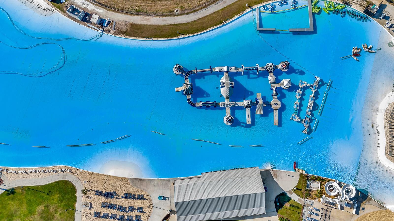 obstacle course, Lagoon