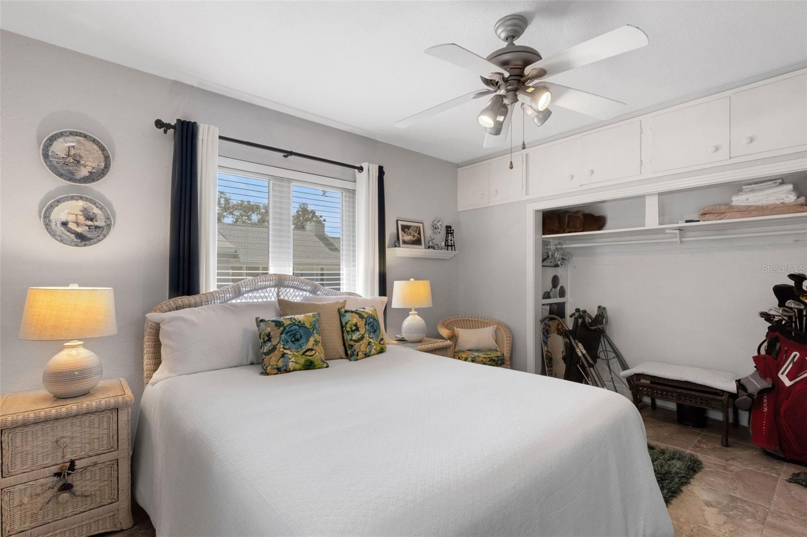 bedroom 1 - closet doors are in the garage