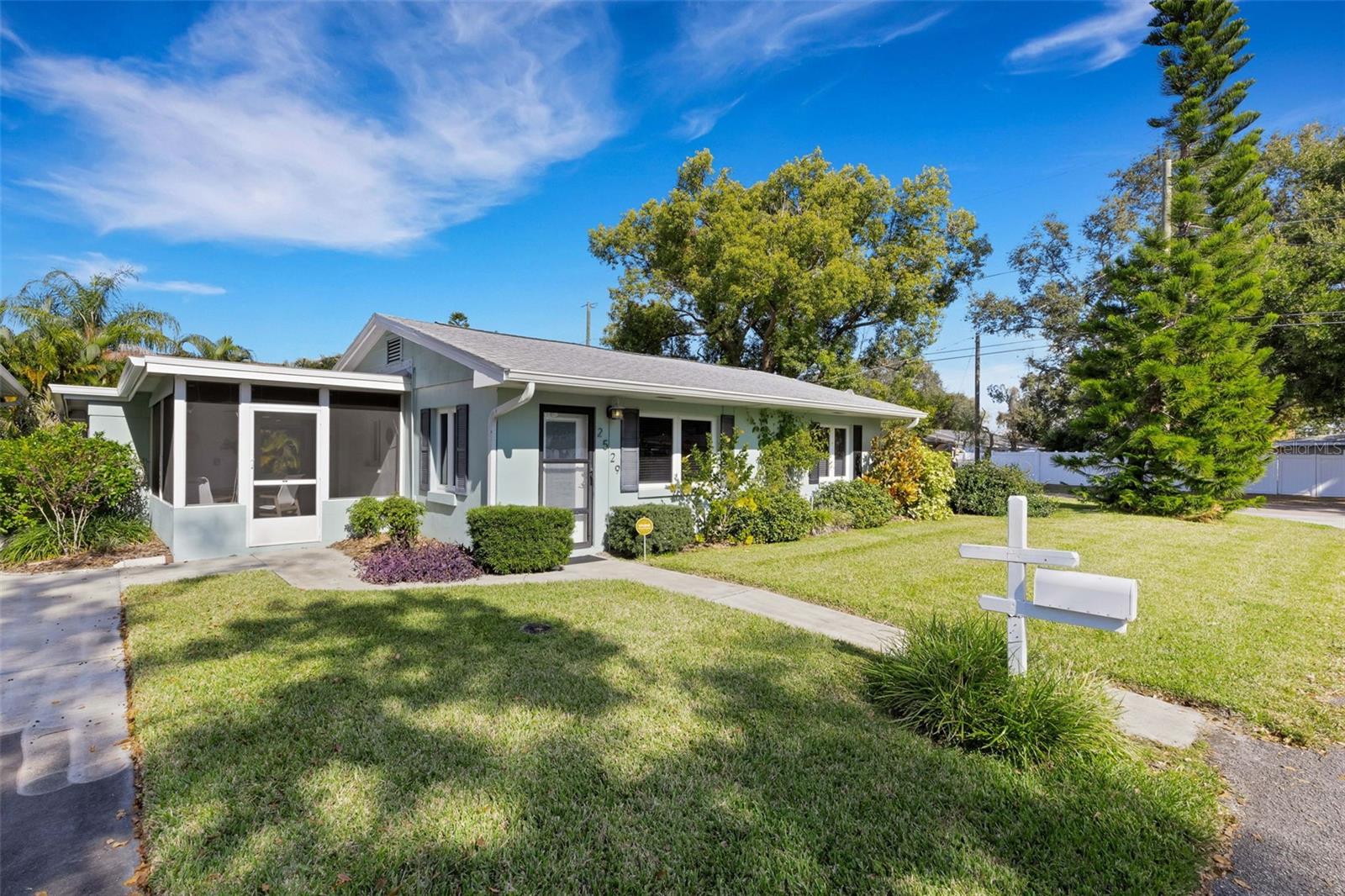 Side walks to your front door and front porch