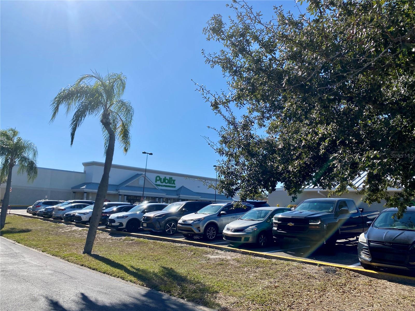 just around the corner