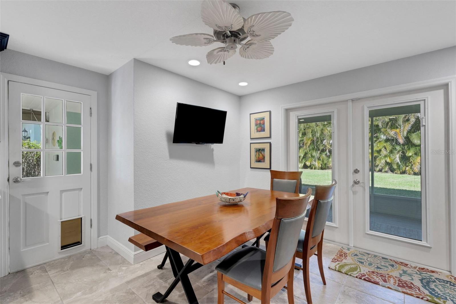 Door on left leads to front porch