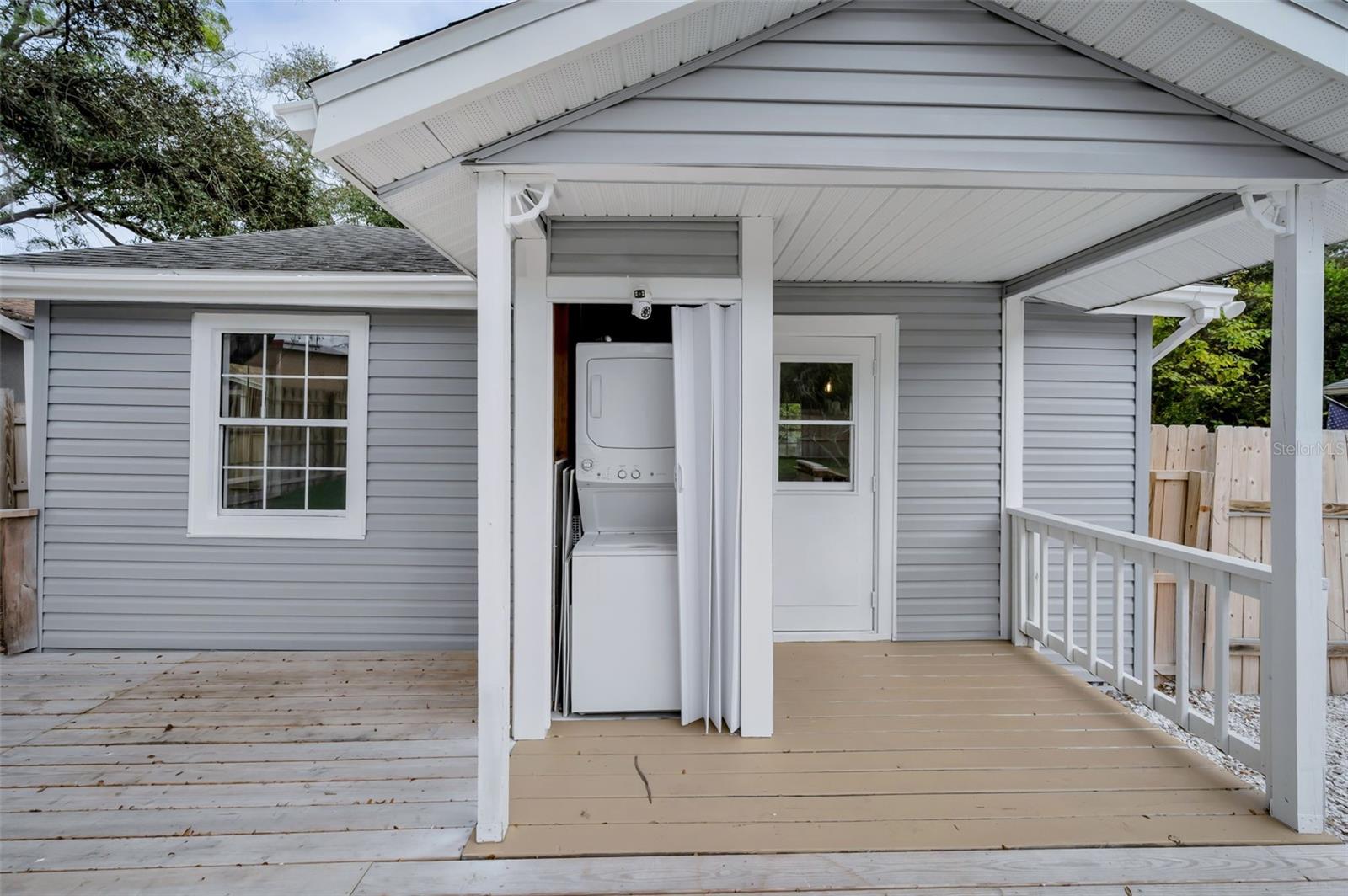 Back Entrance and Laundry Closet