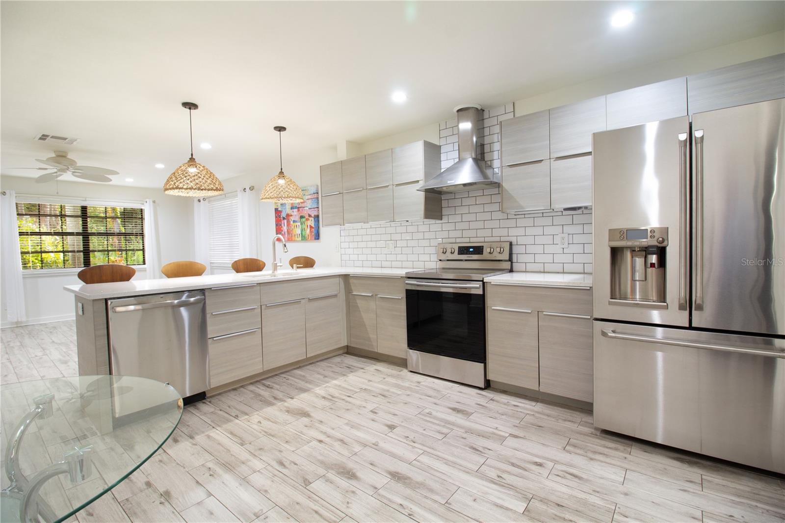 recently renovated kitchen