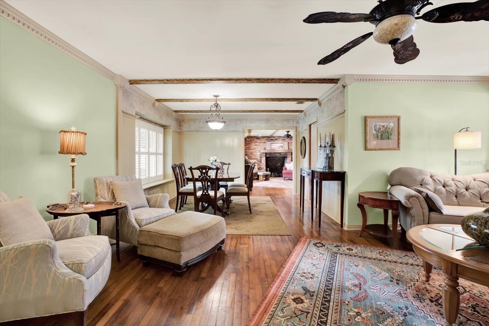 Living Room and Dining Room