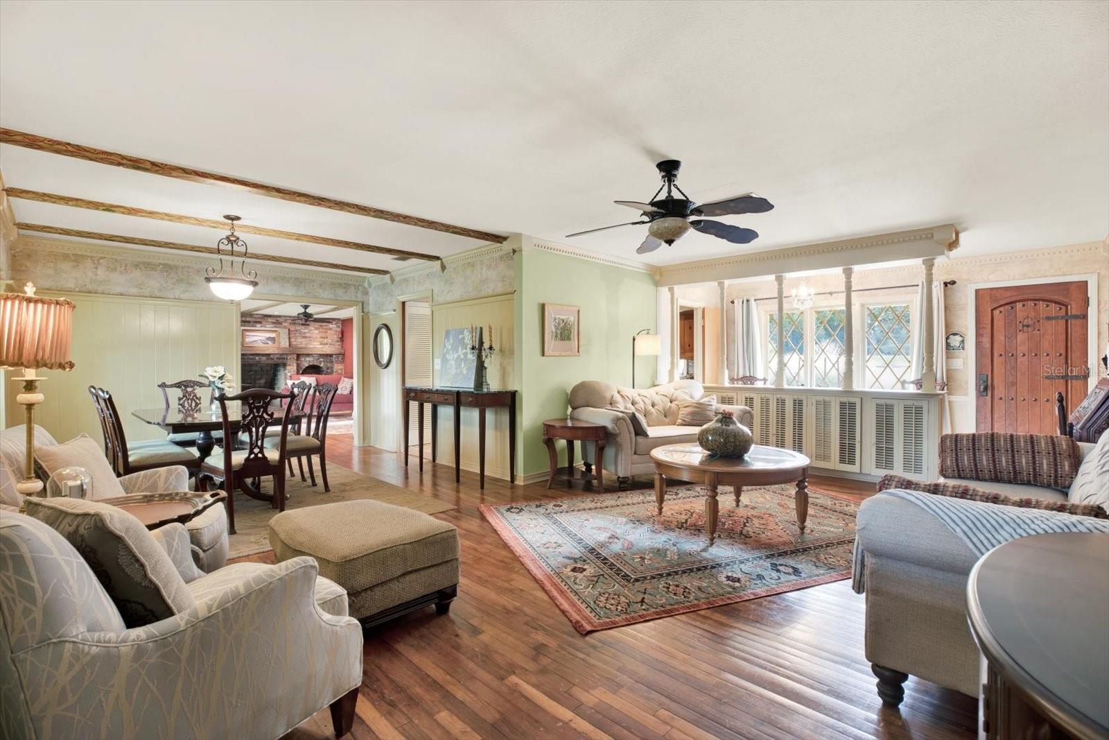 Living Room and Dining Room