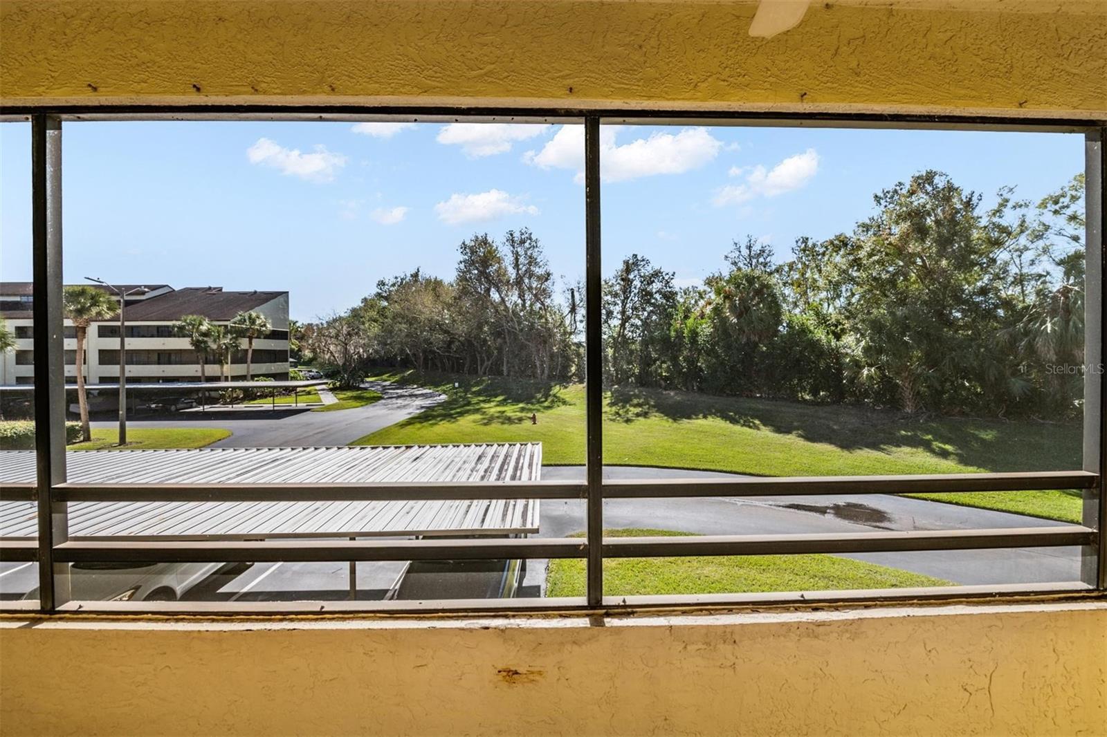 Nice serene view from your private balcony.