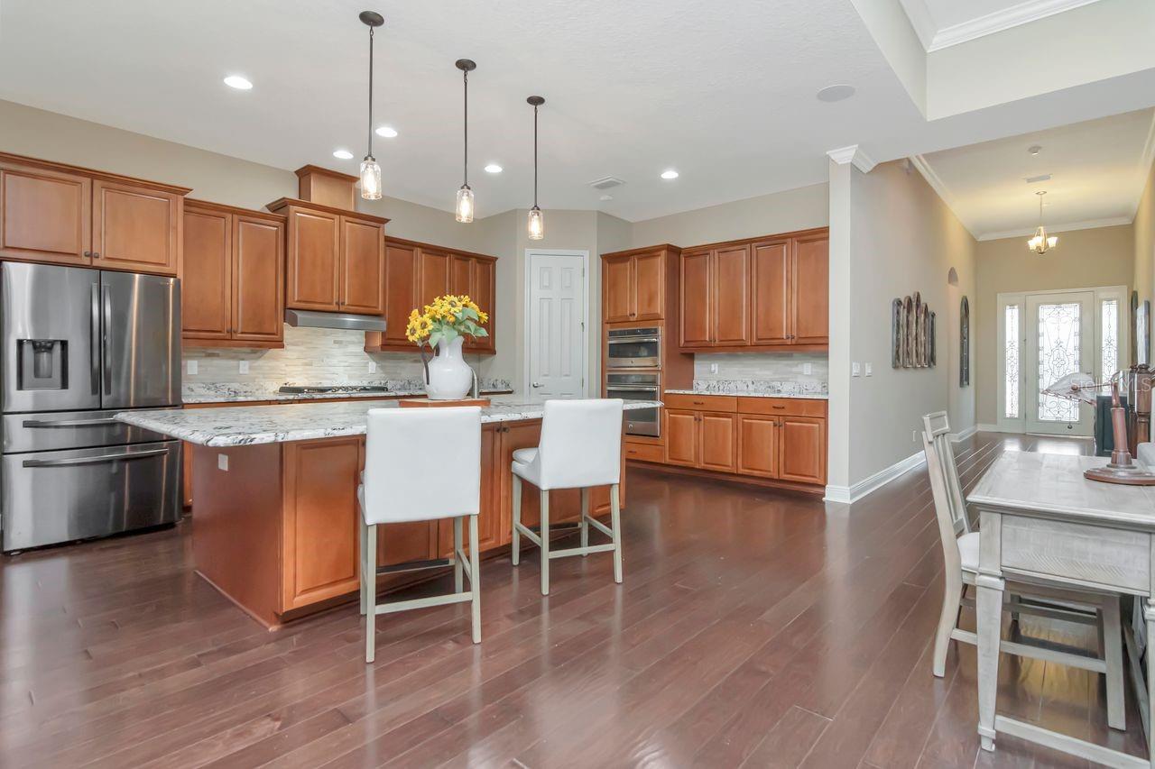 Spacious Kitchen with Oversized Island and Coffee bar