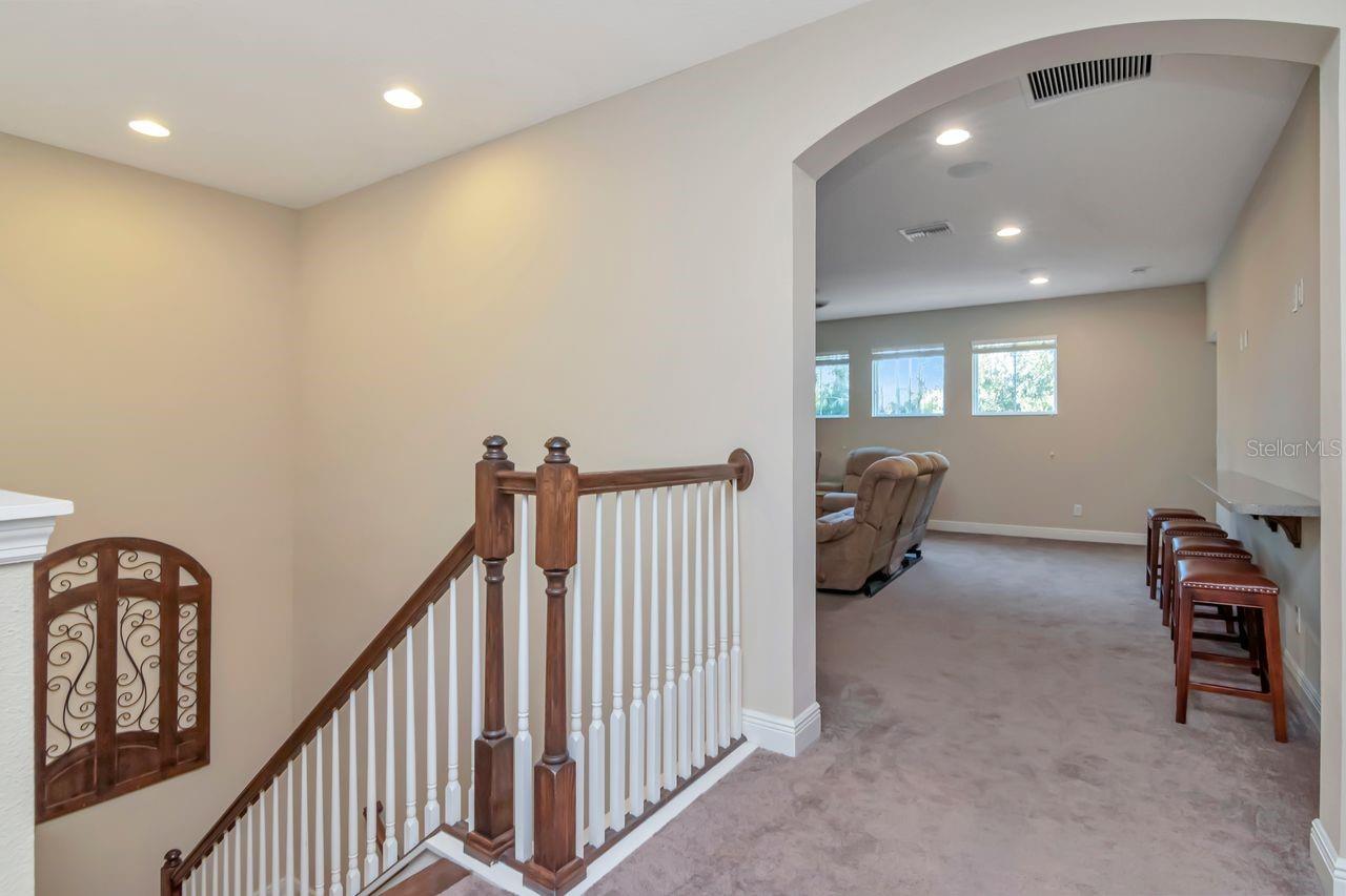 Upstairs Landing Area Leading to the Media Room