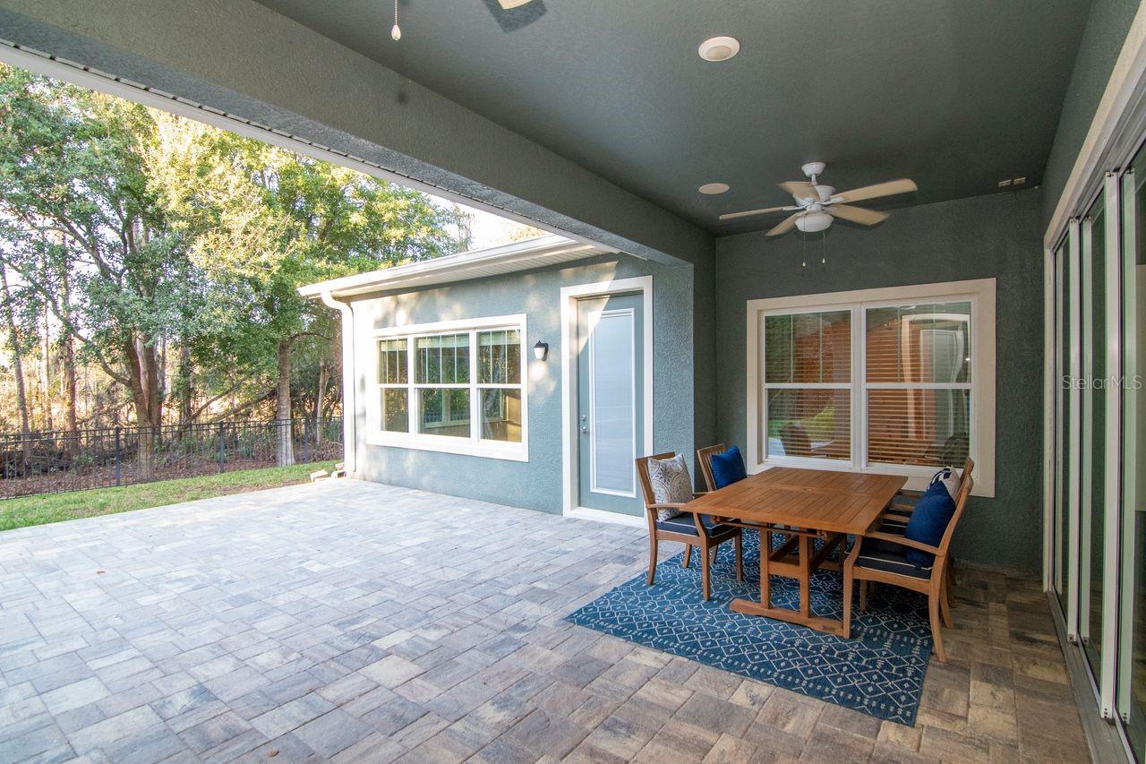 Expansive Lanai Featuring Paver Decking