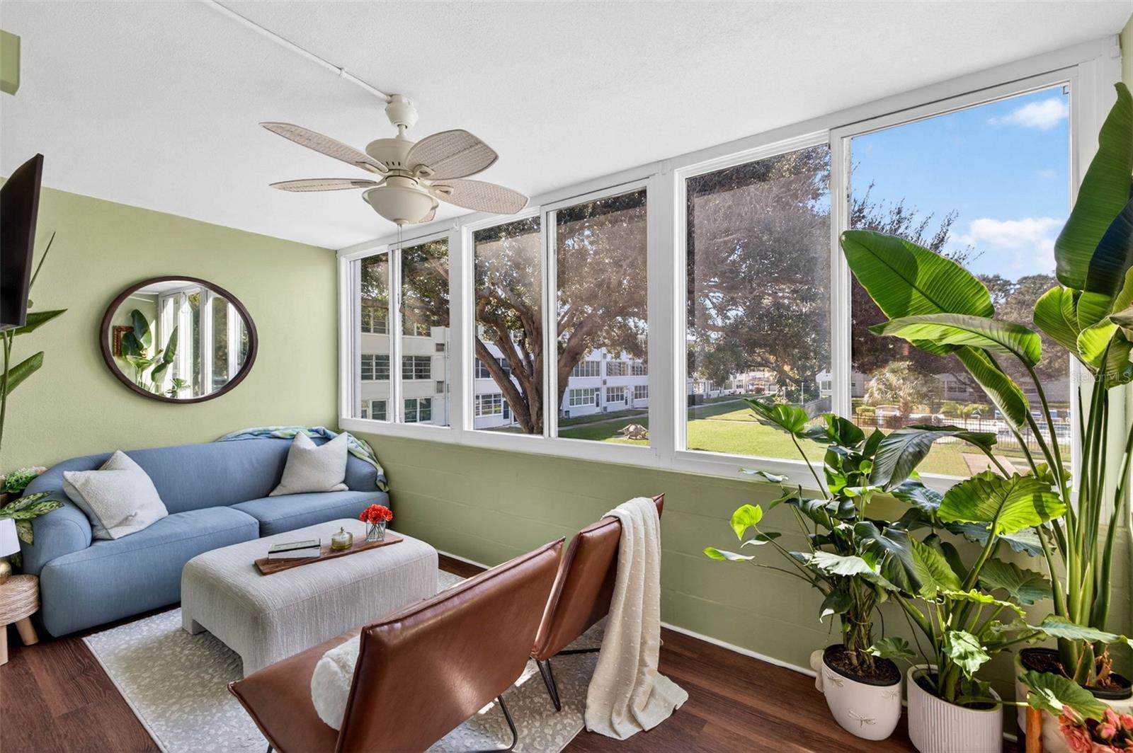 Direct access from bedroom