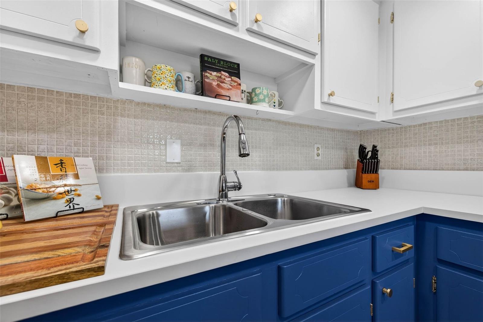 Custom tile backsplash