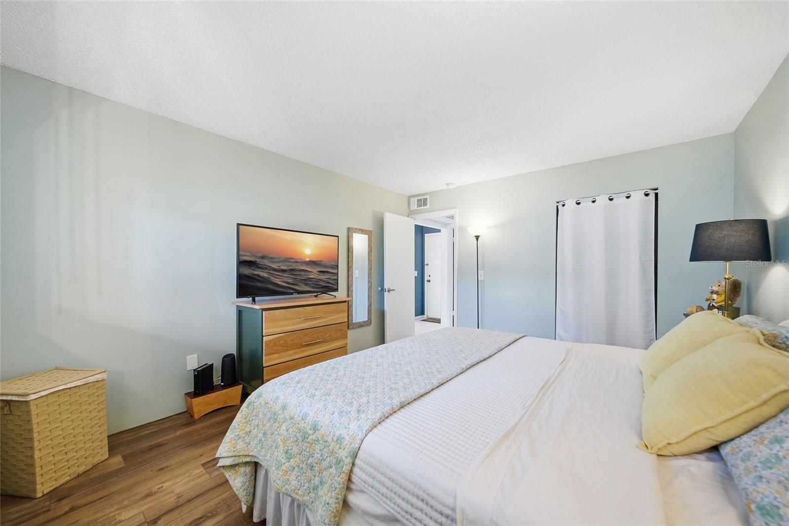 Plenty of room for a king sized bed!