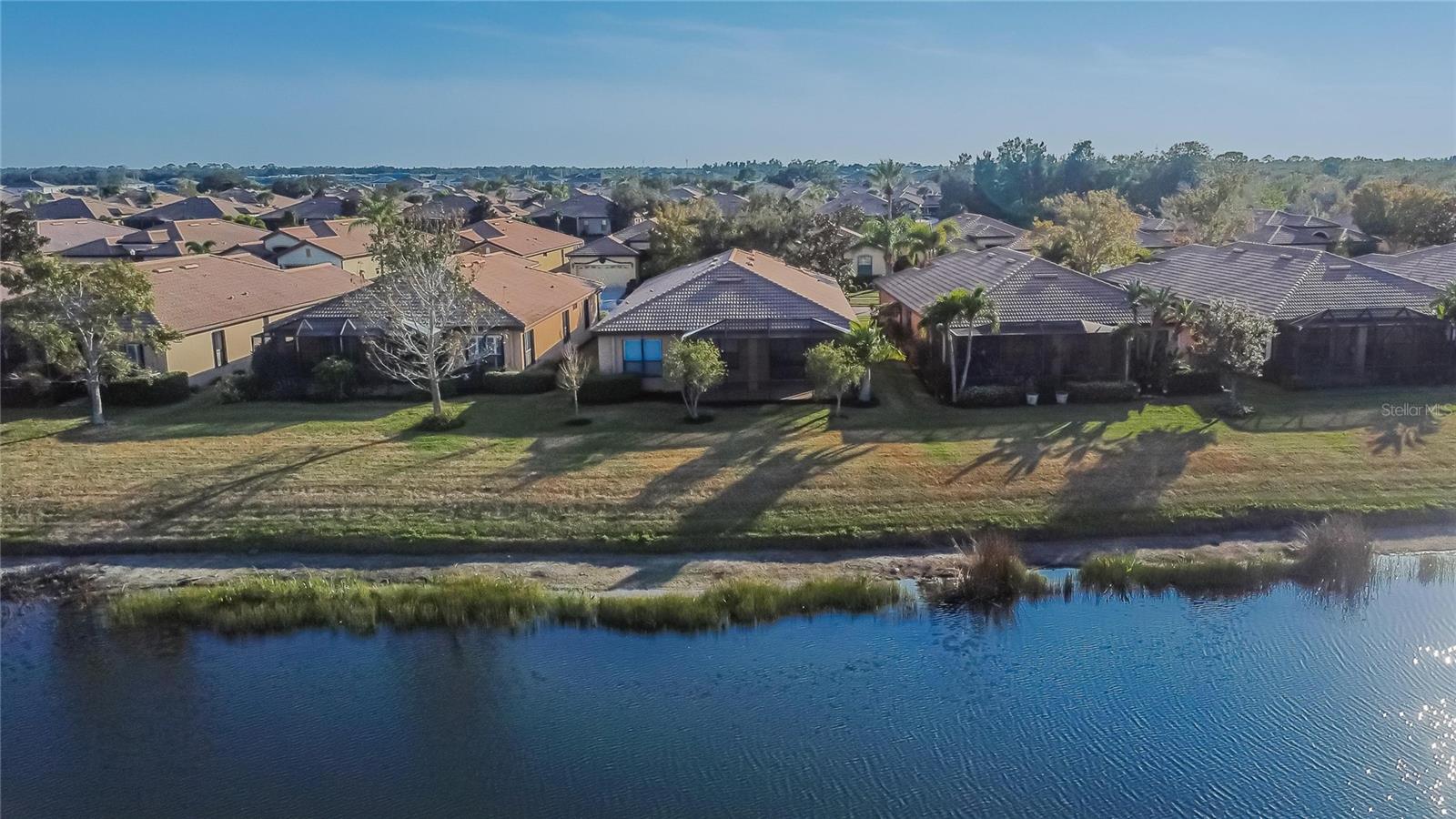 Aerial view of property