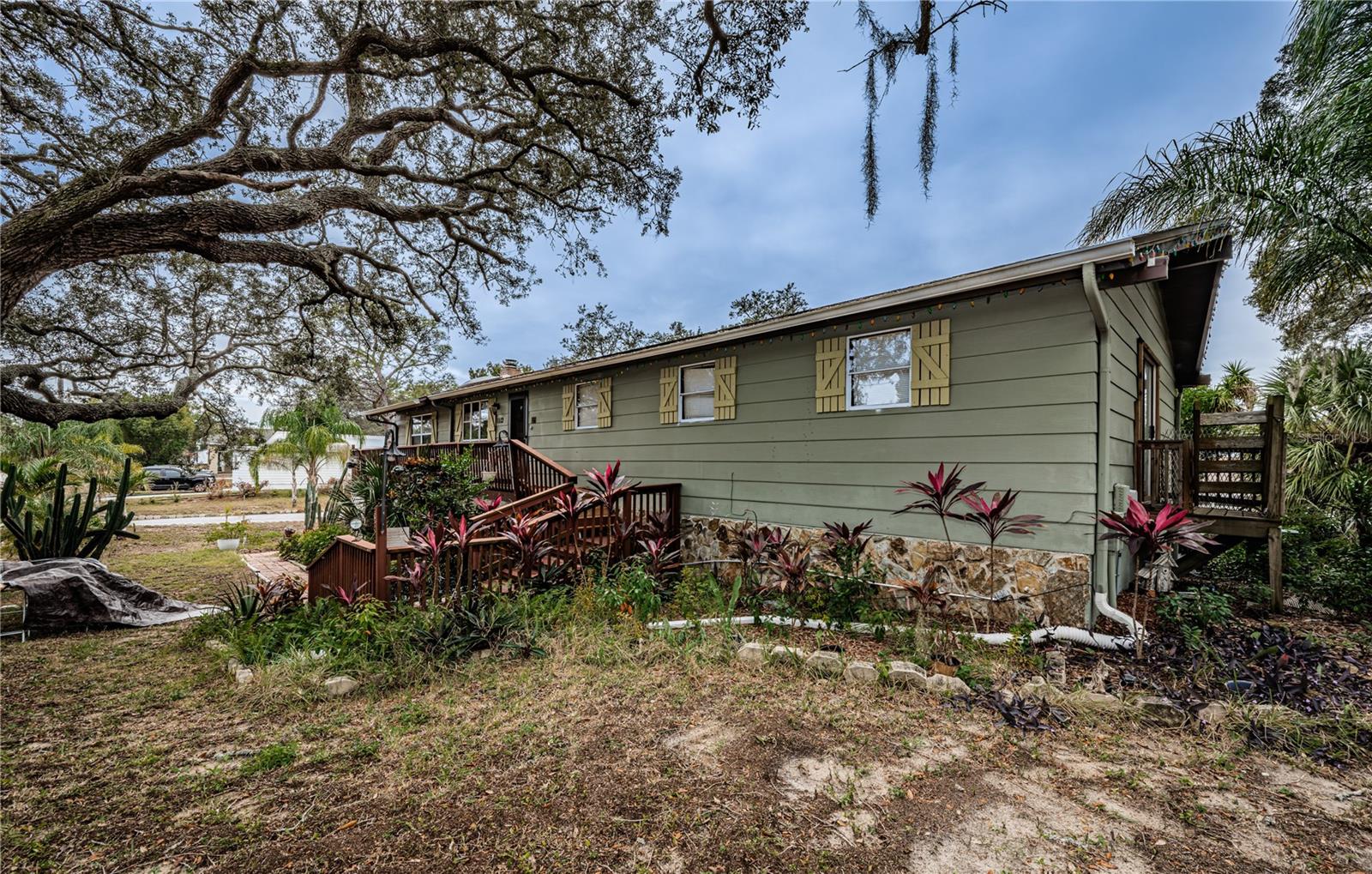 Front view looking from lot #3