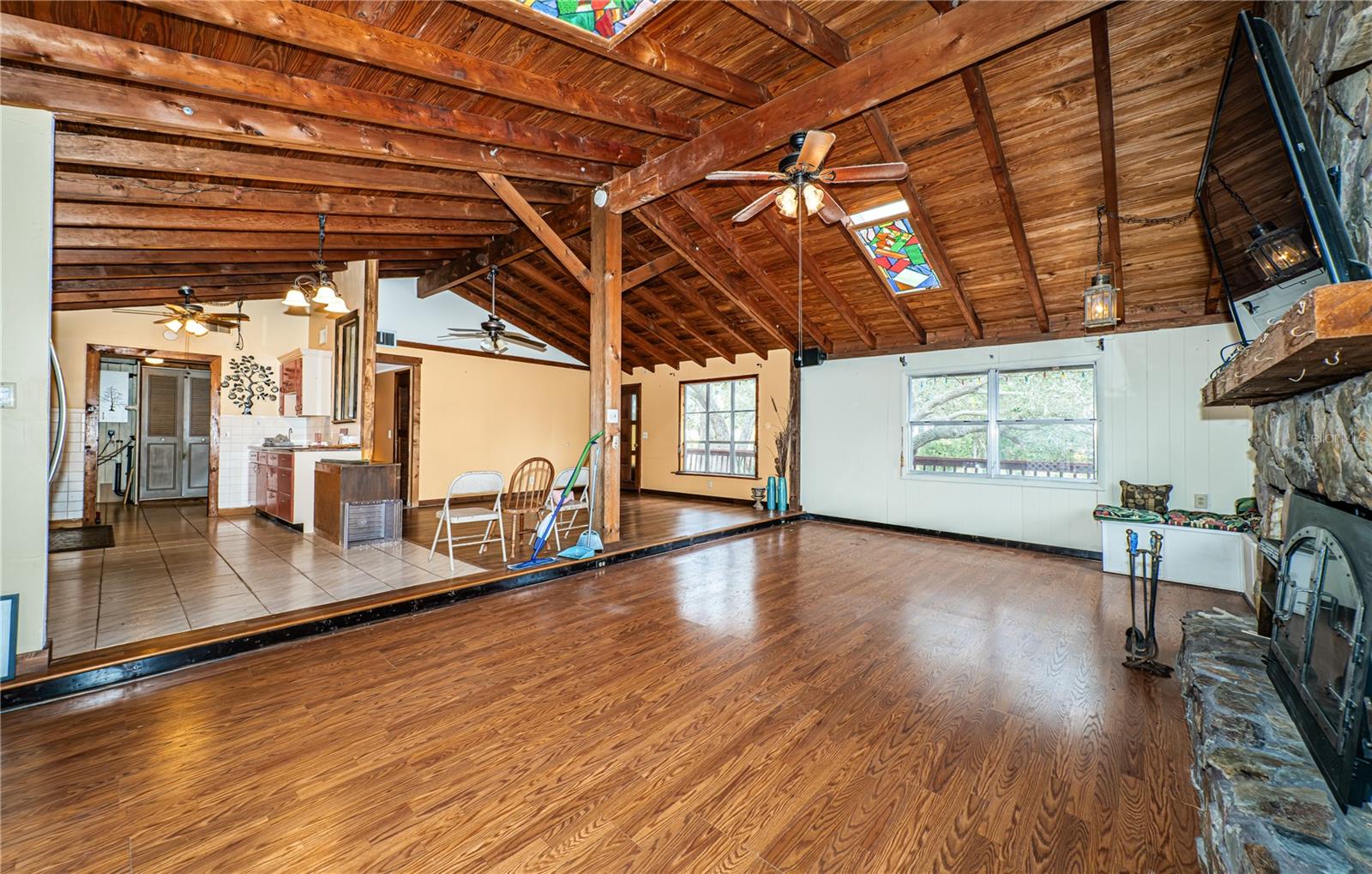 Upper level living room