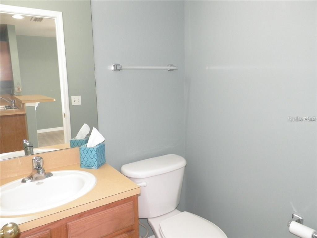 1/2 bath on the first level