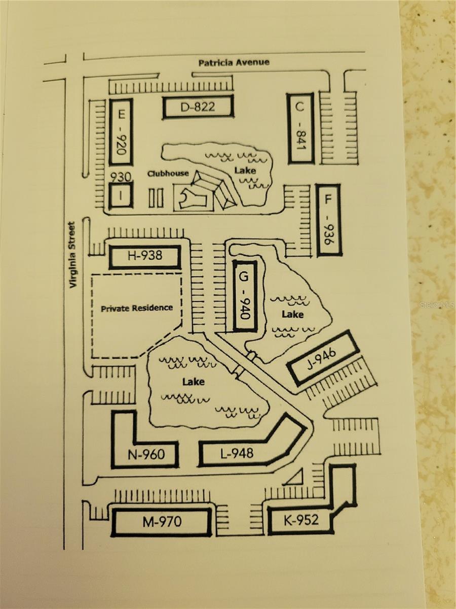 Map of Heather Lake. Lots of greenery, several ponds and walking, biking paths