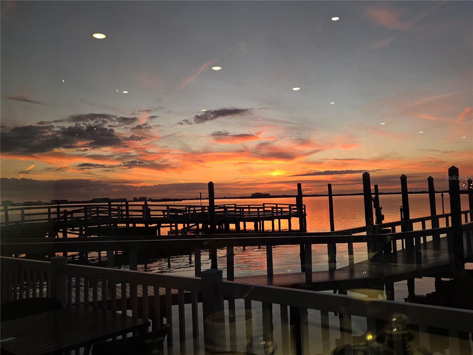 Sunset from the marina!