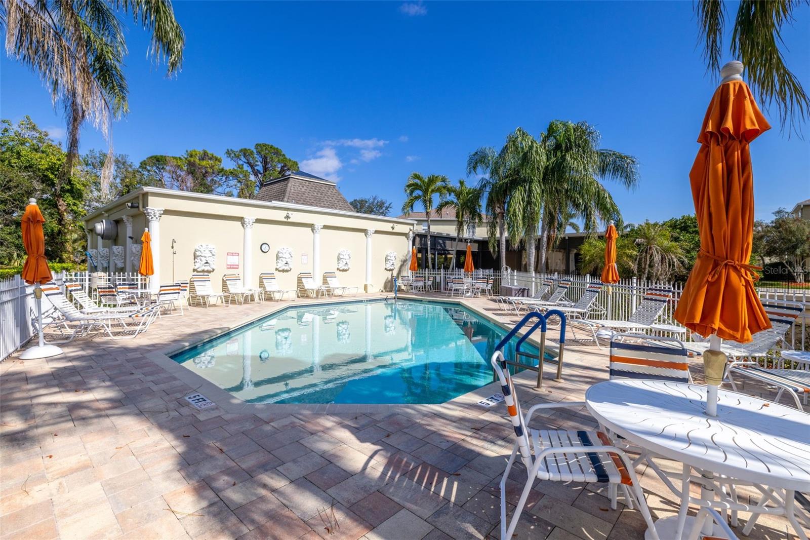 Community heated pool