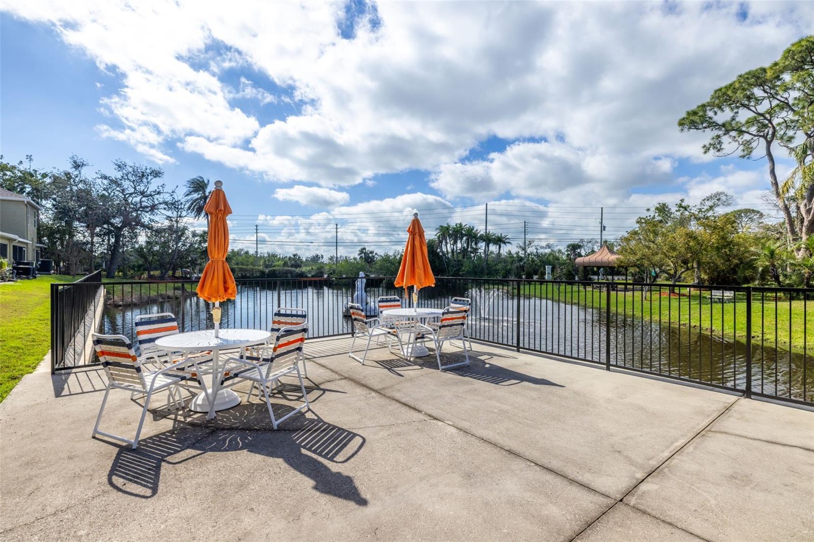 Waterside gathering area