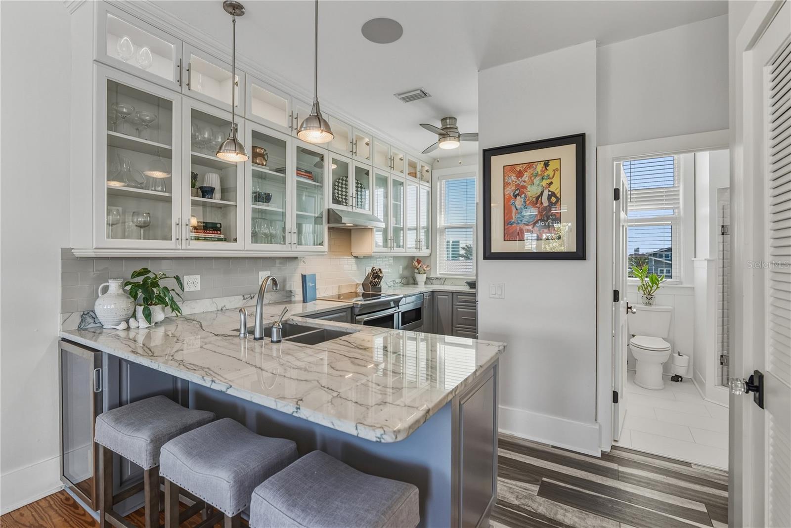 Stunning kitchen designed for entertainers.
