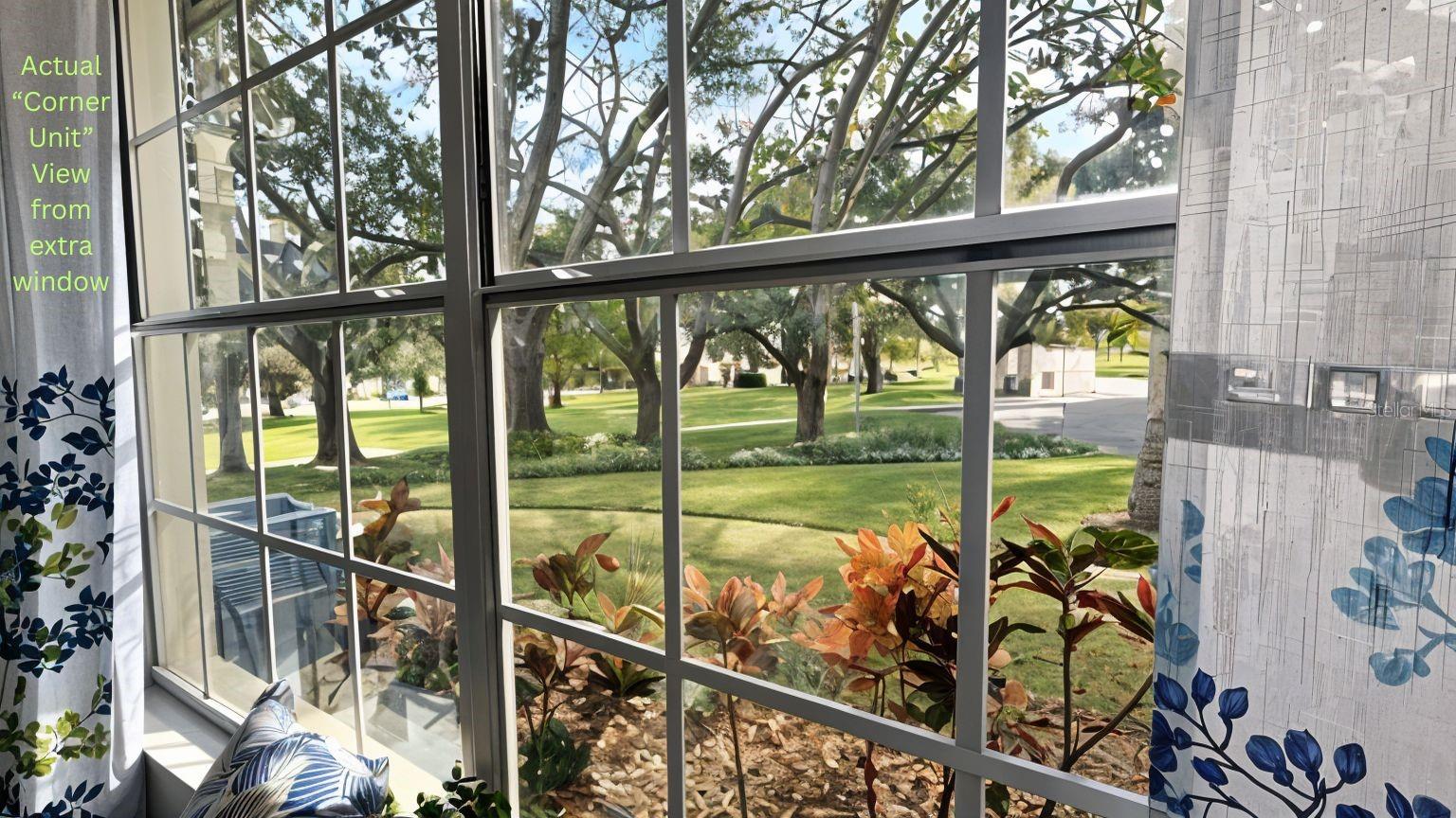 Cell phone photo showing gorgeous view from living area.