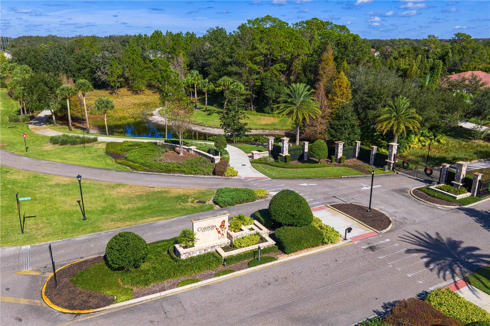 Gated Entrance to Cordoba Estates