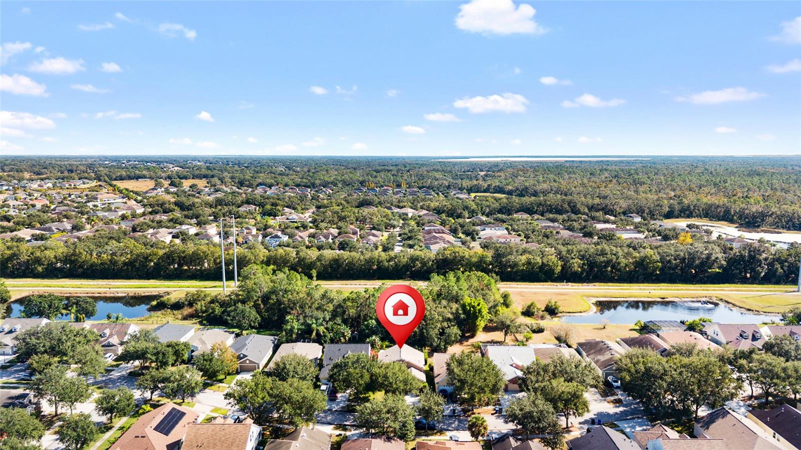 One of the FishFawk Ranch trails is right behind.