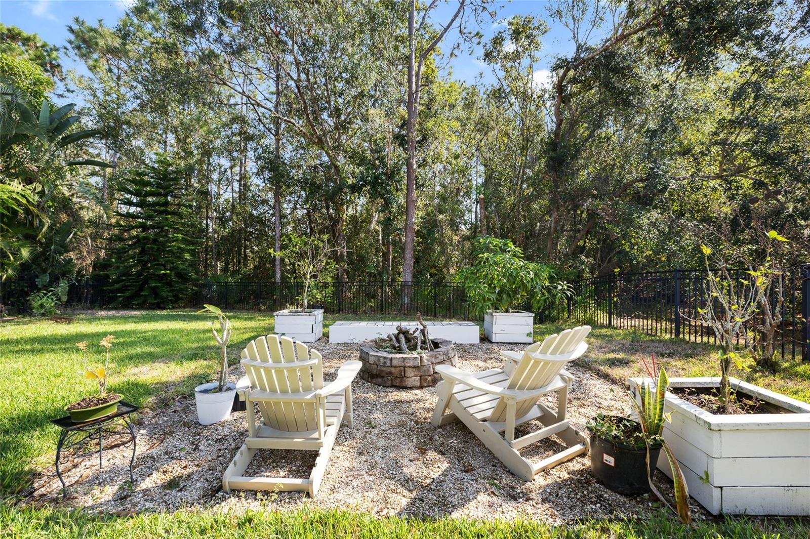 Large backyard with the view and the privacy