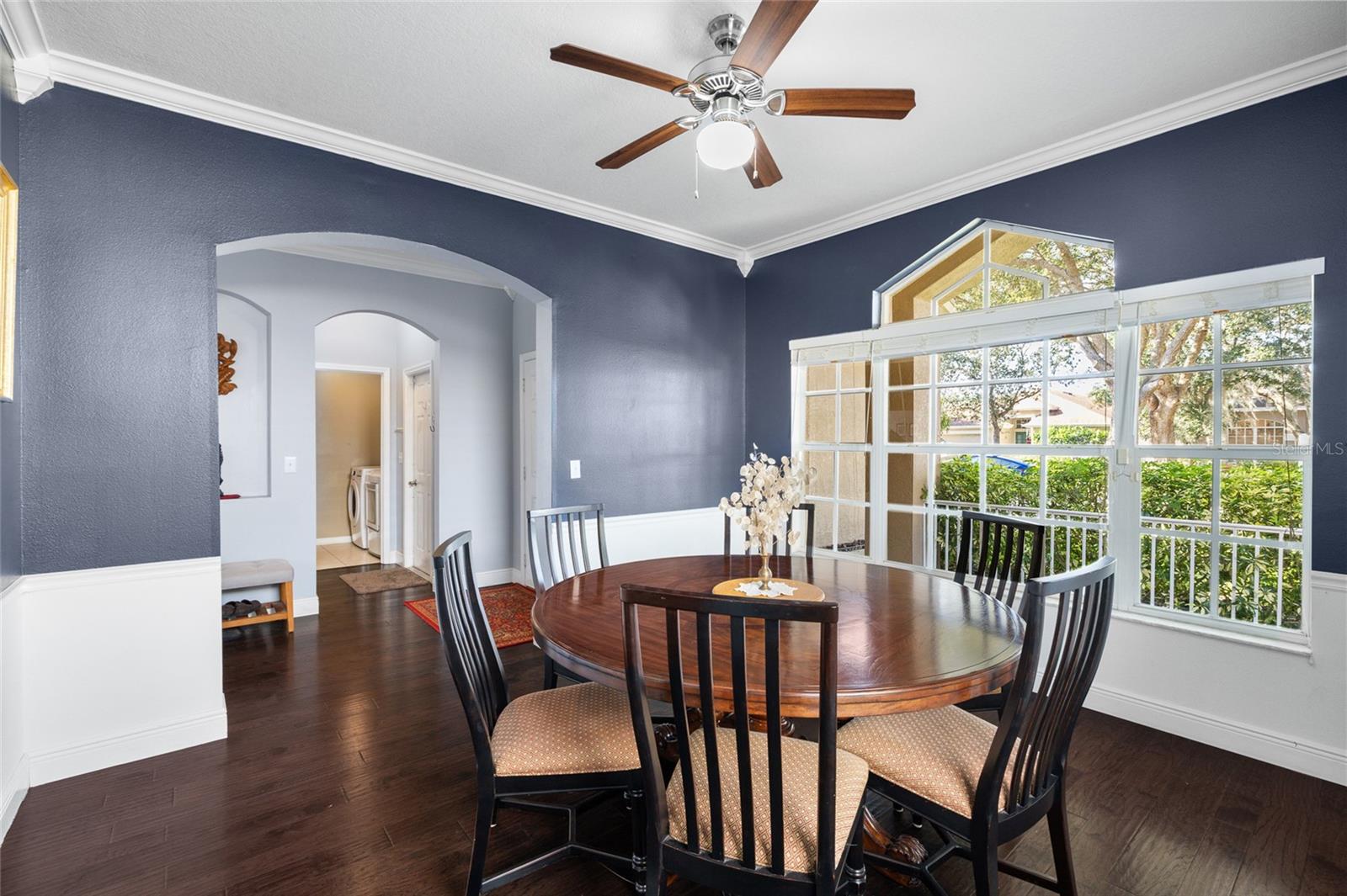 Dining room can be used as an office or a formal living room