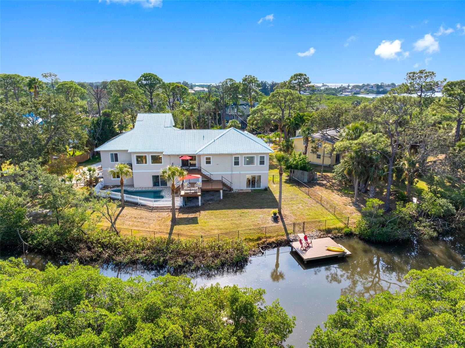 Backyard, Dock on Canal