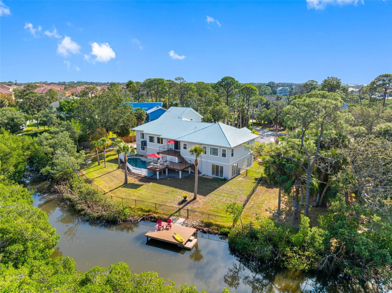 Backyard, Dock on Canal