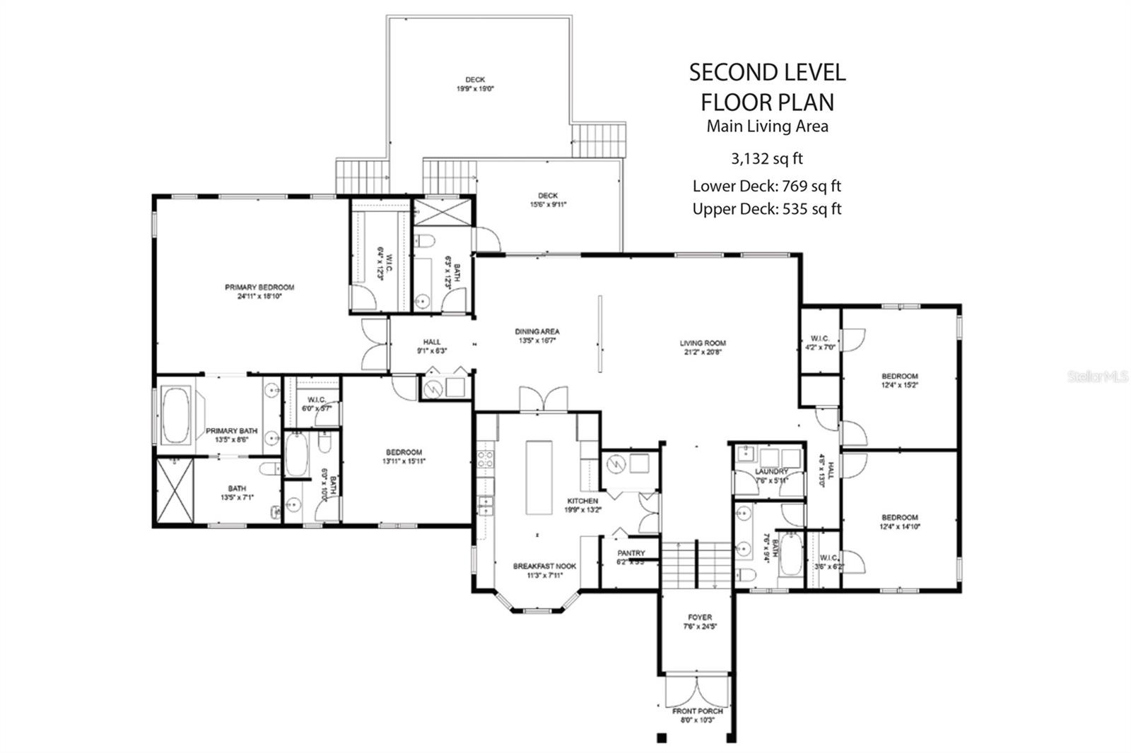 Second Level - Main Living