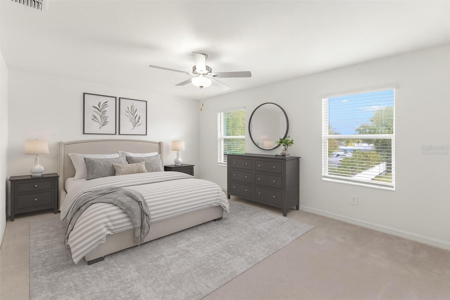 Virtually Staged - Primary Bedroom