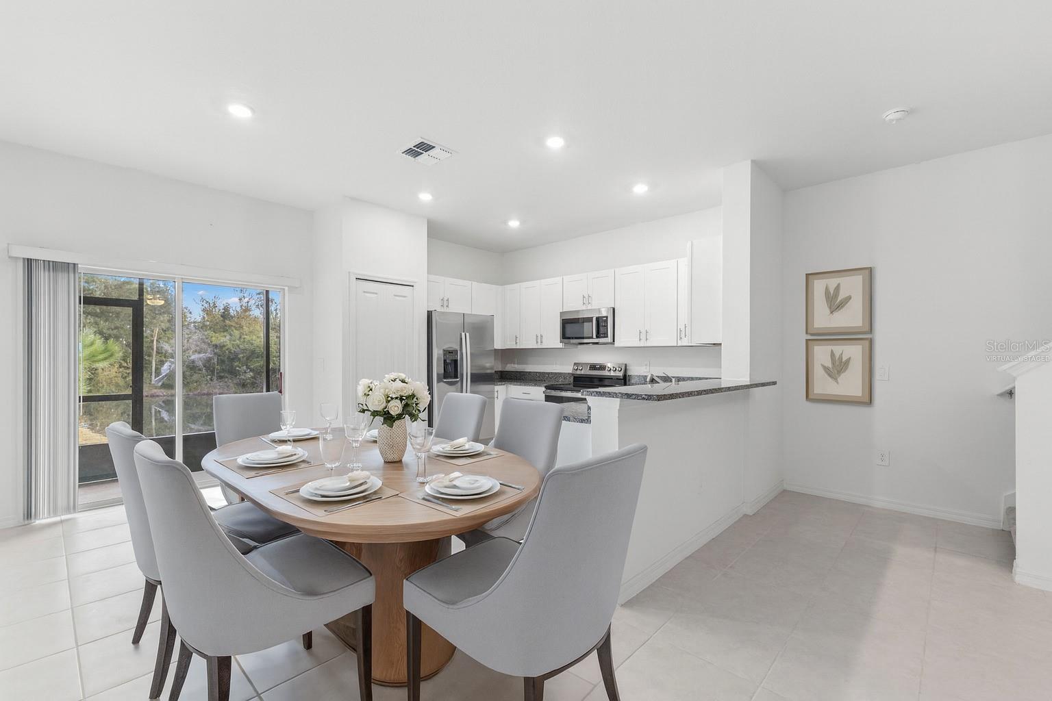 Virtually Staged - Dining and Kitchen