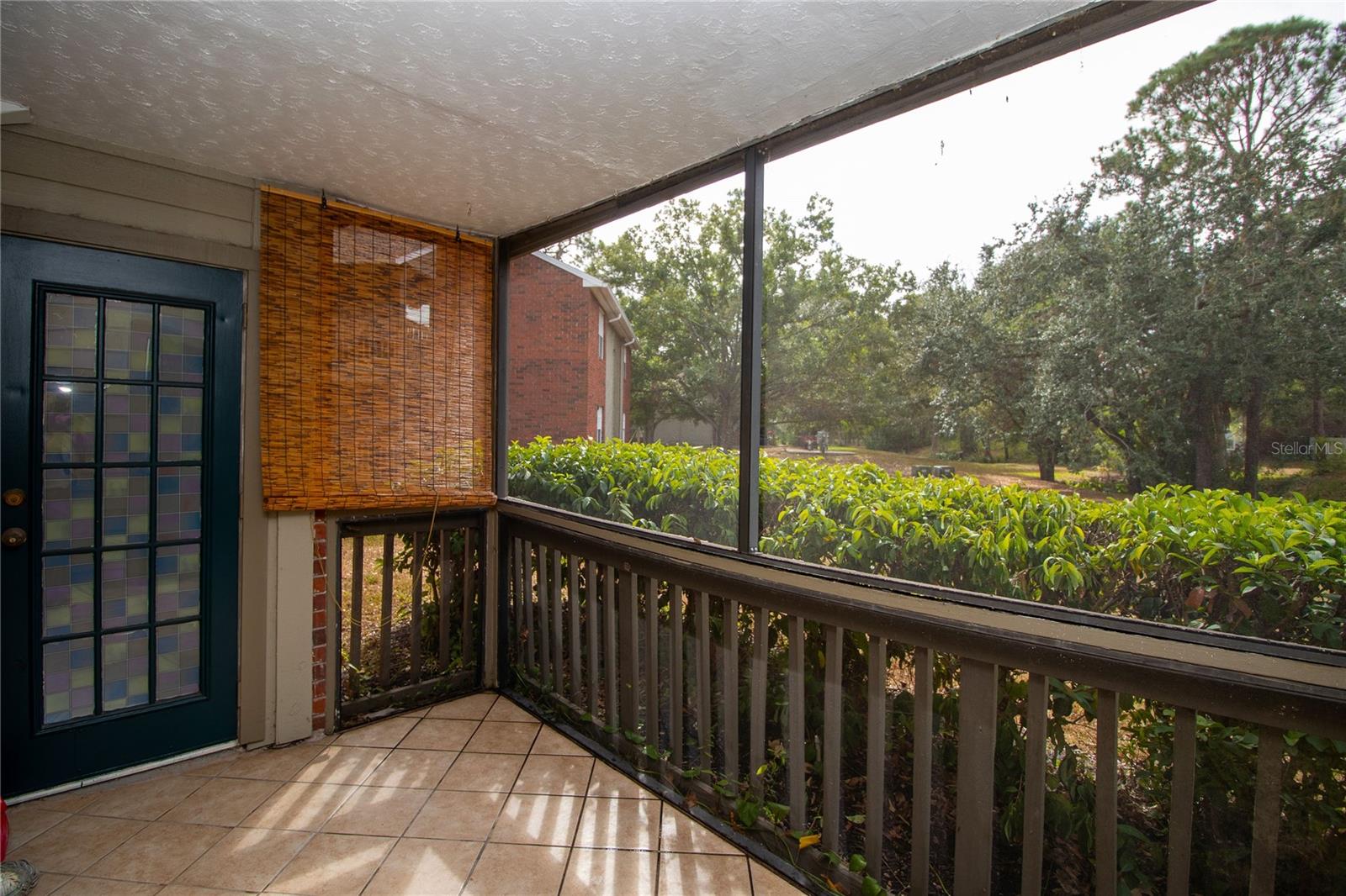 Private screened patio, or "Catio", if you will.