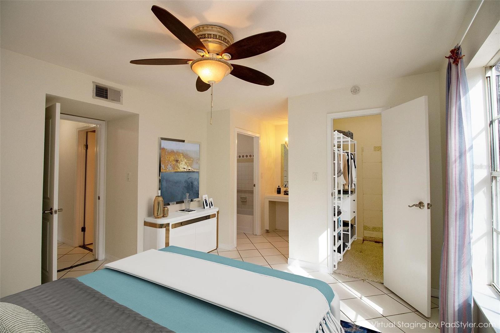 Virtual Staging, primary bedroom