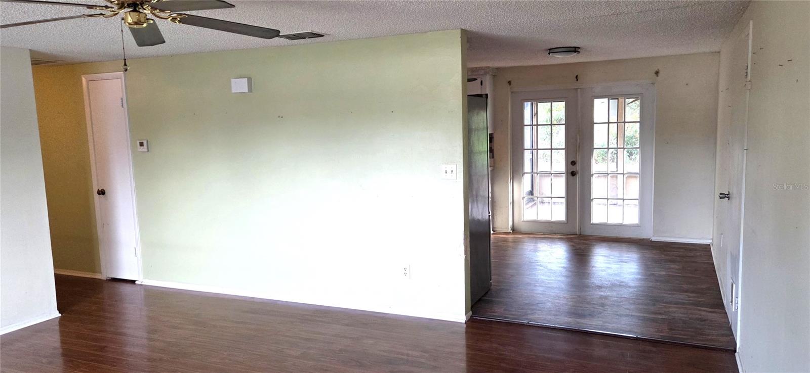 Living Room looking into Eat-in Area of Kitchen