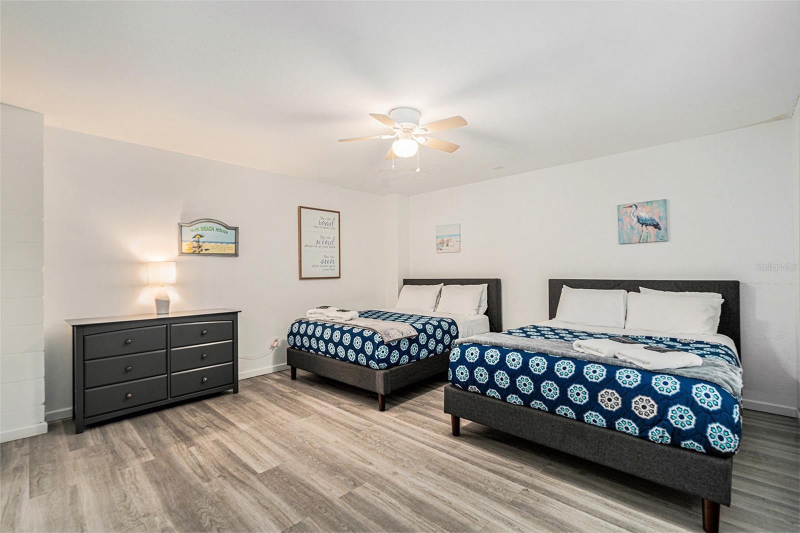 Lower Level bedroom 4 -steps to pool