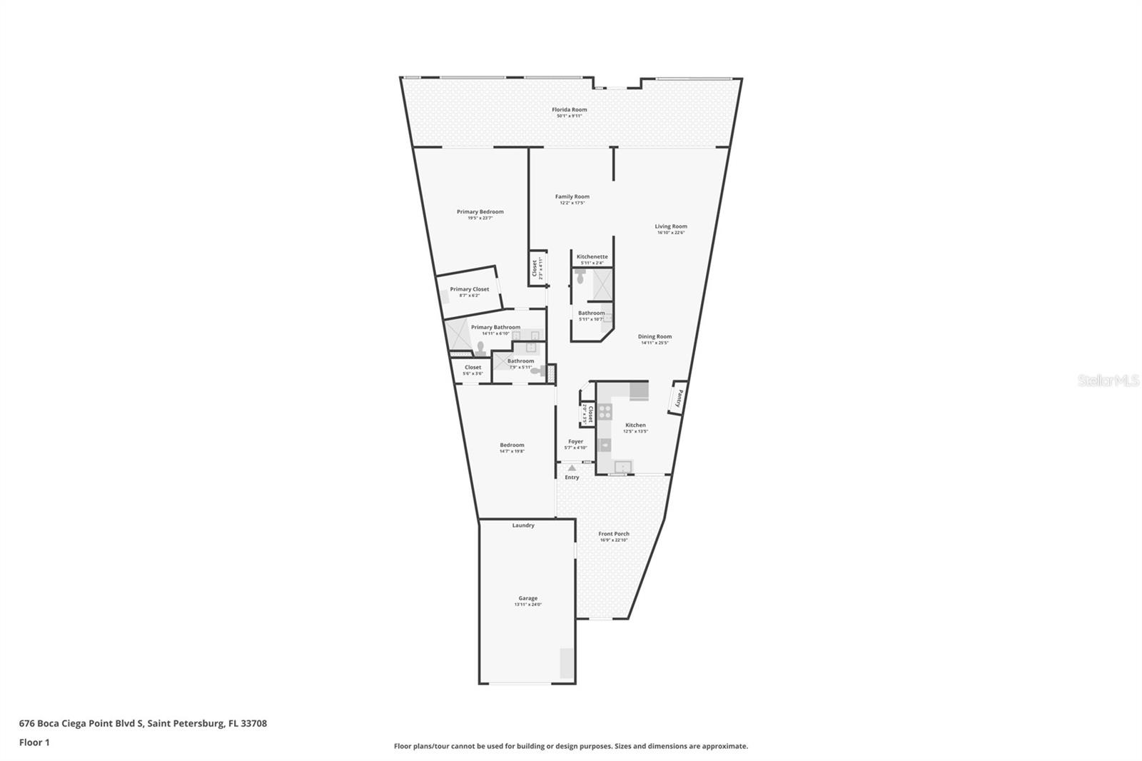 Floor plan of villa