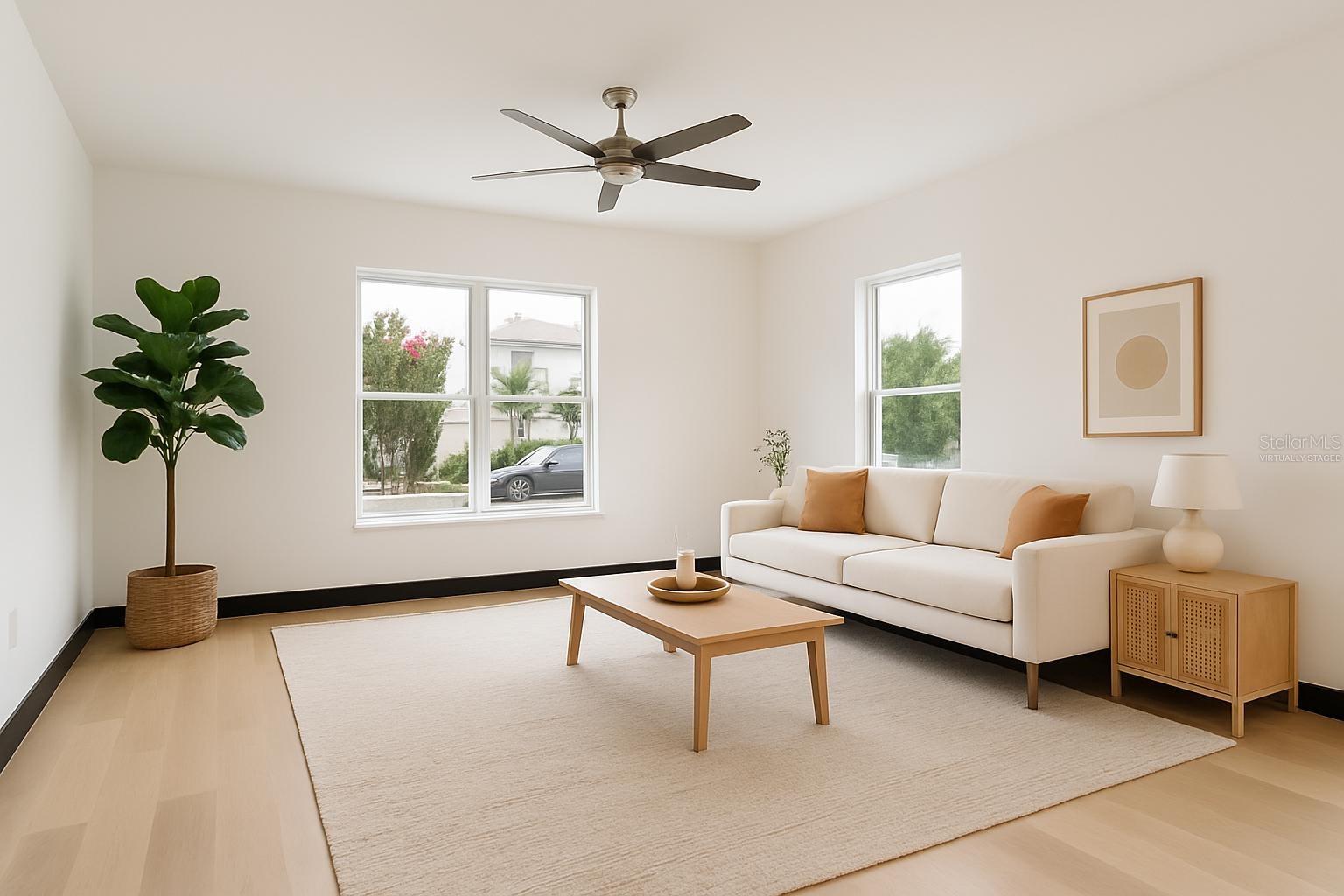 Livingroom Virtually Staged